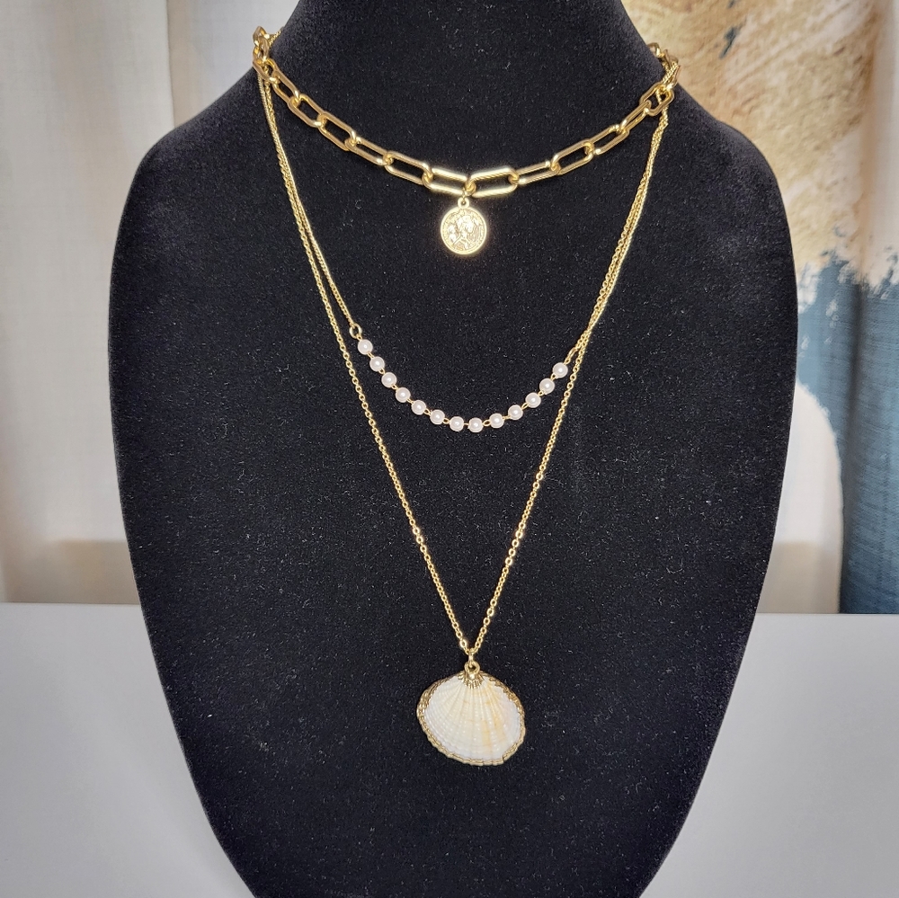 Lynx Seashell Necklace